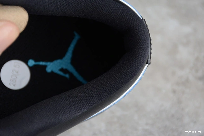 1 Jordan (W)  Low White Blue Black DC0774-041 University 0110